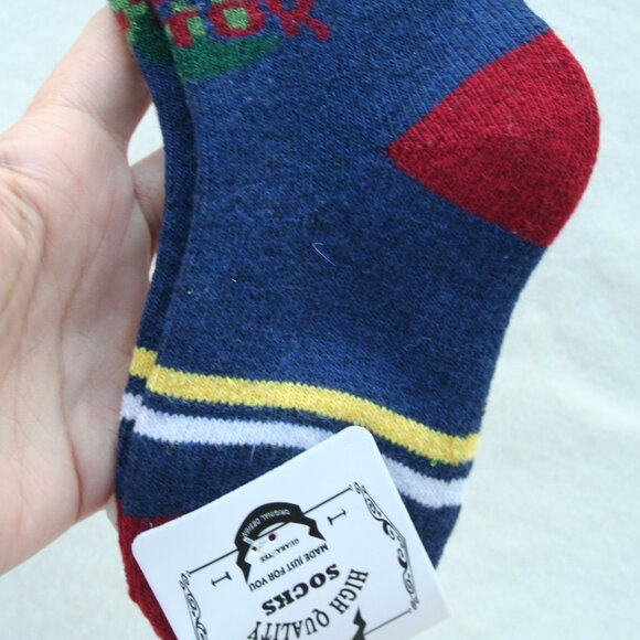 DINO SOCKS 2 PAIRS CUSHY KID BOY 3-4 YRS WARM WINTER LAYERS  appx sz 9 - 11 shoe - Picture 8 of 9